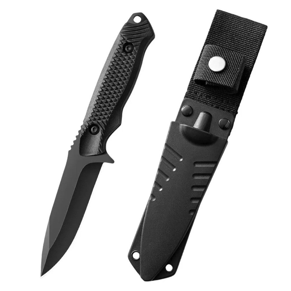 Outdoor Camping & Hunting Pocket Knife with Sheath - High Hardness Steel