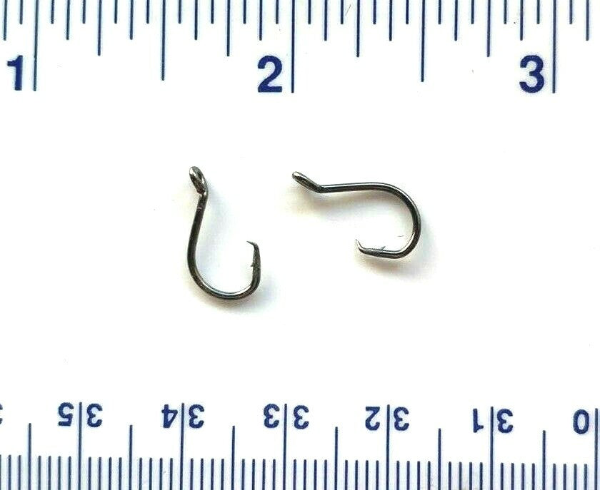 100 Pcs Size 10 Offset Circle Fish Hooks - Durable High Carbon Steel Tackle