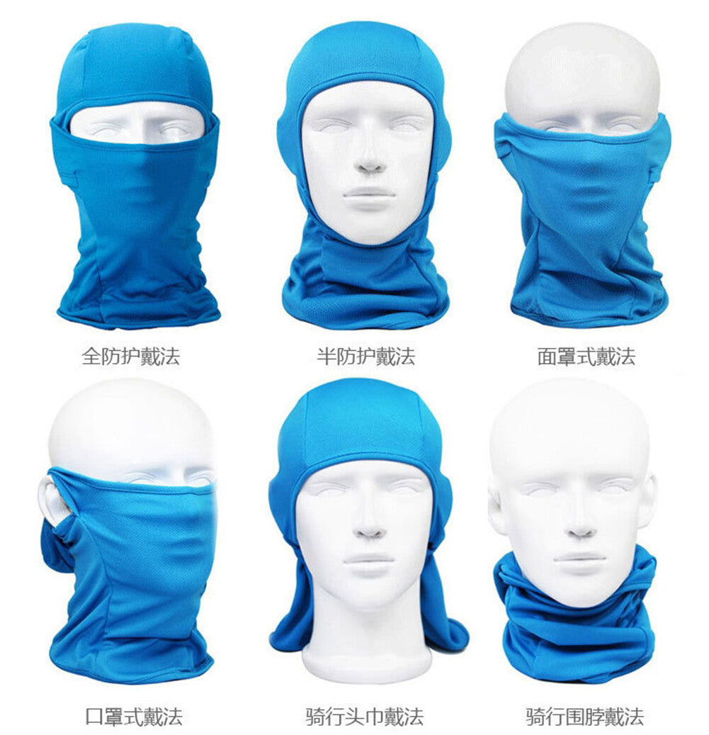 Full Face Motorcycle Cycling Mask Balaclava Headgear - 1/3 Pack
