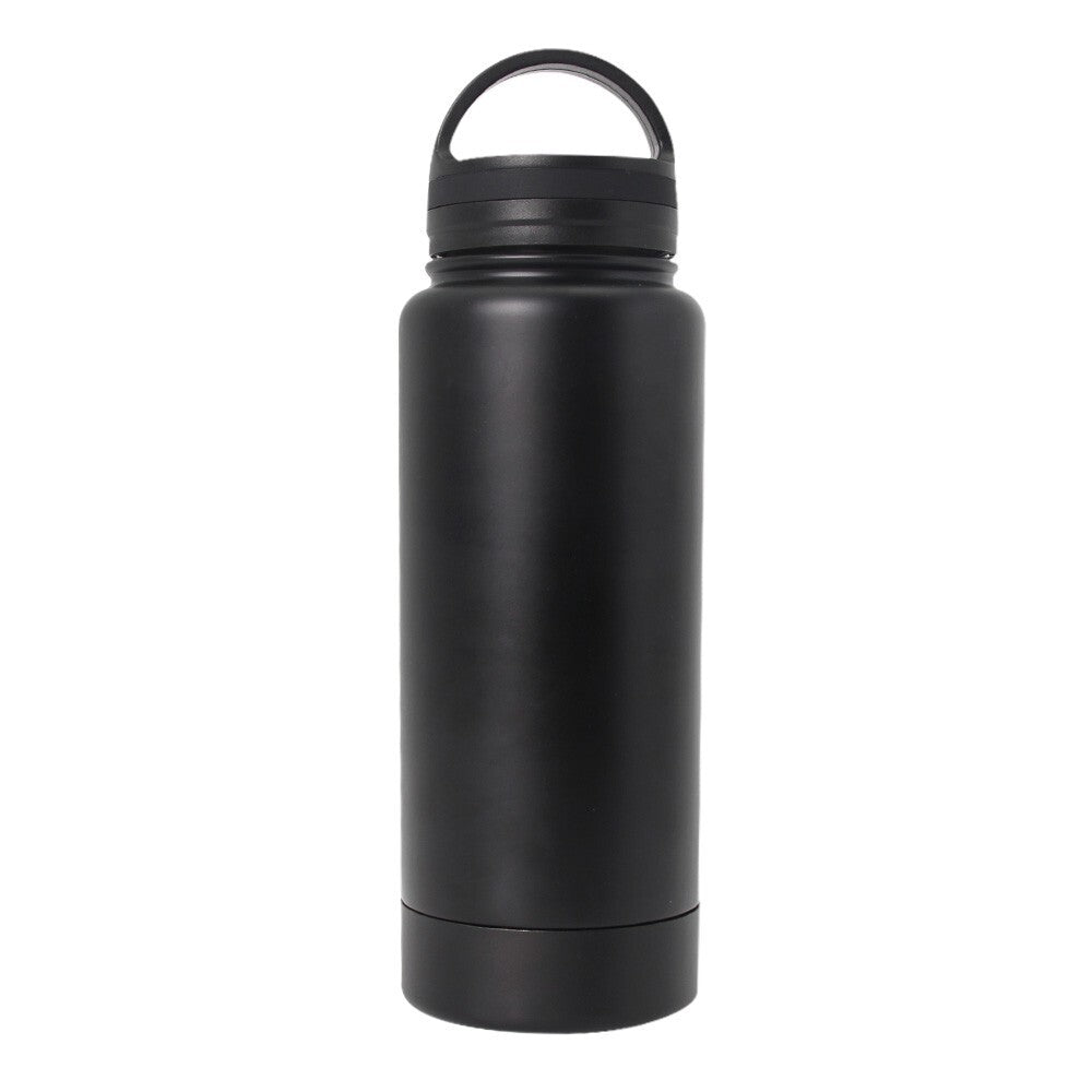 Stainless Steel Water Bottle with Secret Card and Cash Compartment - 450ml