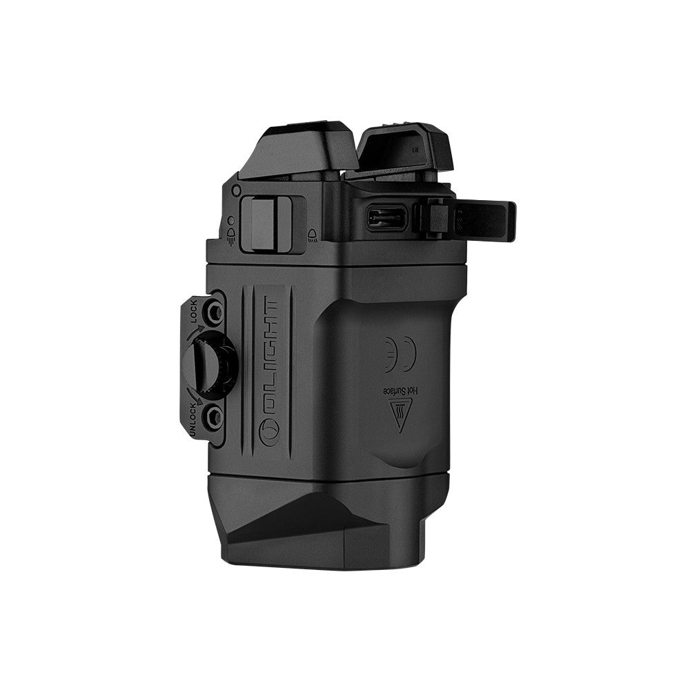 Tactical 1200 Lumens Dual Beams Flood & Spot LED Flashlight