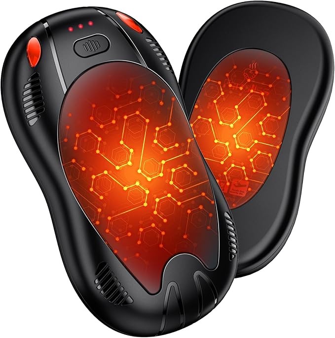 Rechargeable Hand Warmers 10000mAh Dual-Sided Portable Winter Gift Pack