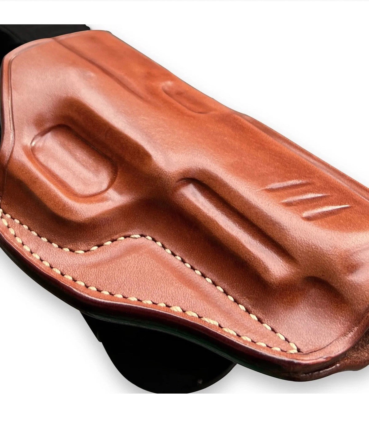Leather Paddle Holster for Walther WMP 22 Magnum 4.5” BBL - Right Hand