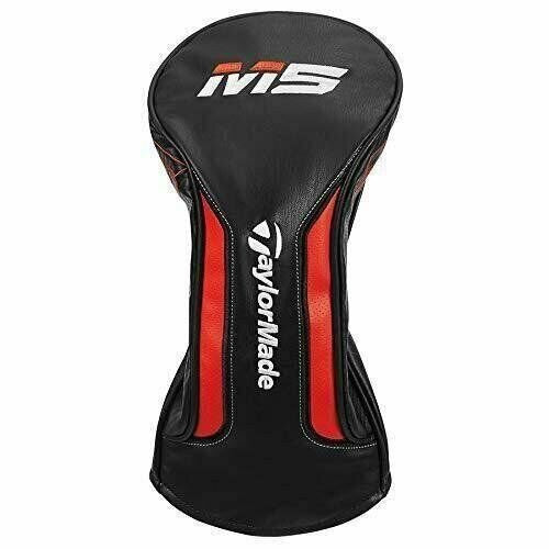 Golf Driver Head Cover - Padded Soft Protection with Elastic Fit - Black Red White