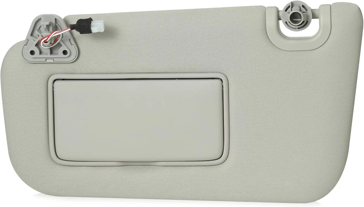 Driver Side Sun Visor for Nissan Sentra 2013-2019 Gray Replacement Part