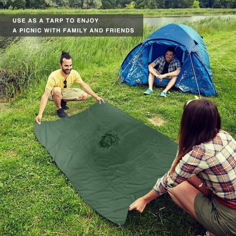 Waterproof Military Poncho for Camping and Hiking, US Army Style