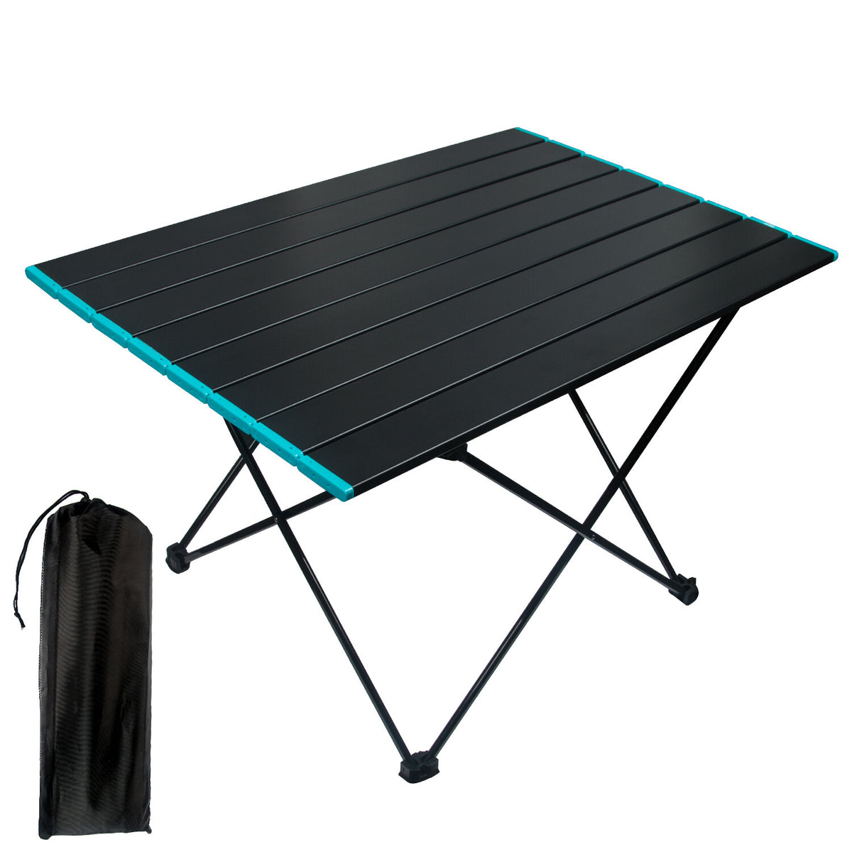 Portable Folding Camping Table Aluminum Outdoor Picnic & BBQ Surface