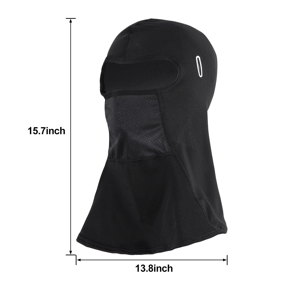 Winter Thermal Motorcycle Balaclava Full Face Mask Windproof Ski Hood with Glasses Port