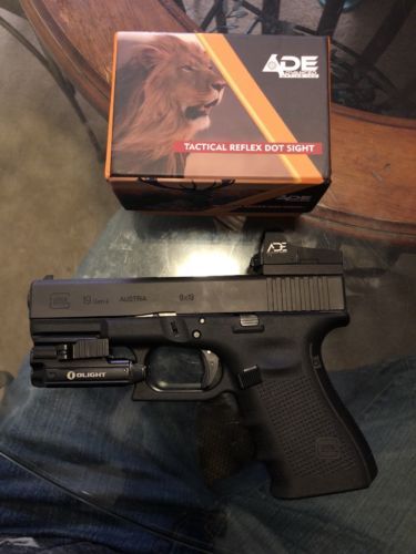 Green Dot Sight with Mounting Plate for Taurus TX22 Gen2 & G3C Pistols