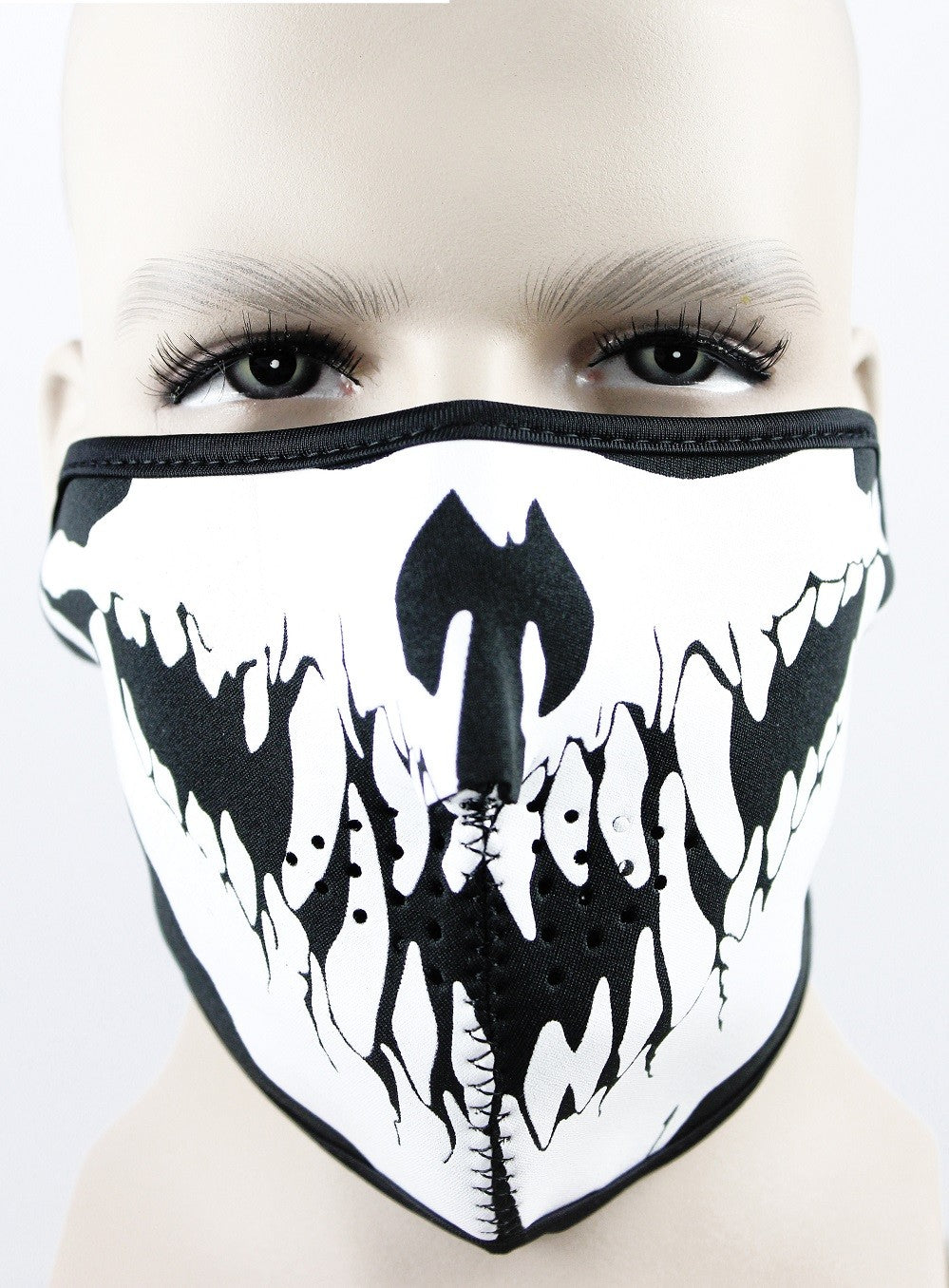 Halloween Skeleton Ghost Skull Face Mask Unisex Balaclava for Outdoor & Cosplay