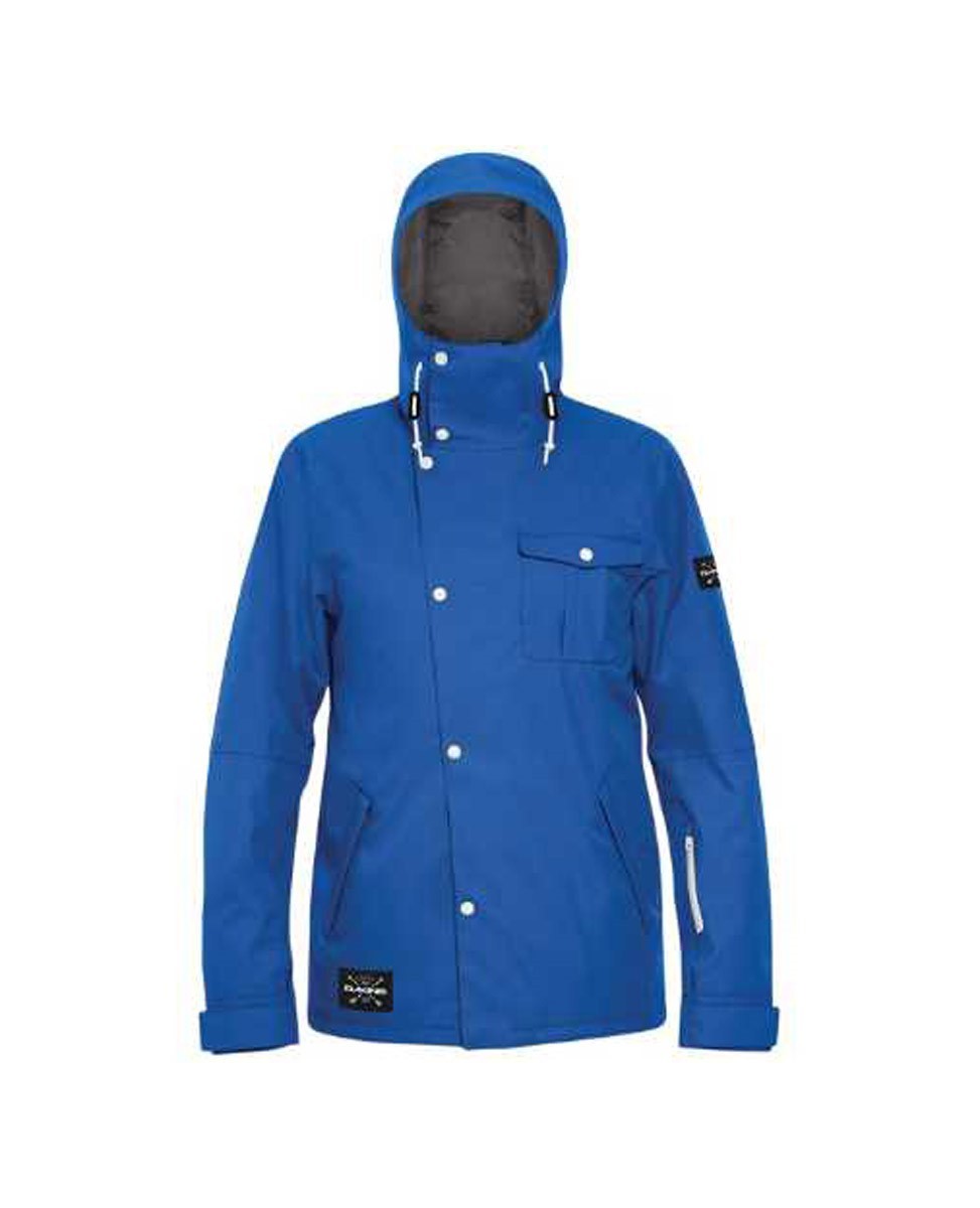 Men's Snowboard Jacket Waterproof Shell Deep Blue Large