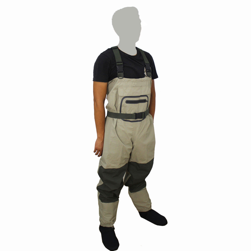 Breathable Fly Fishing Stockingfoot Waders for Men - Waterproof & Durable