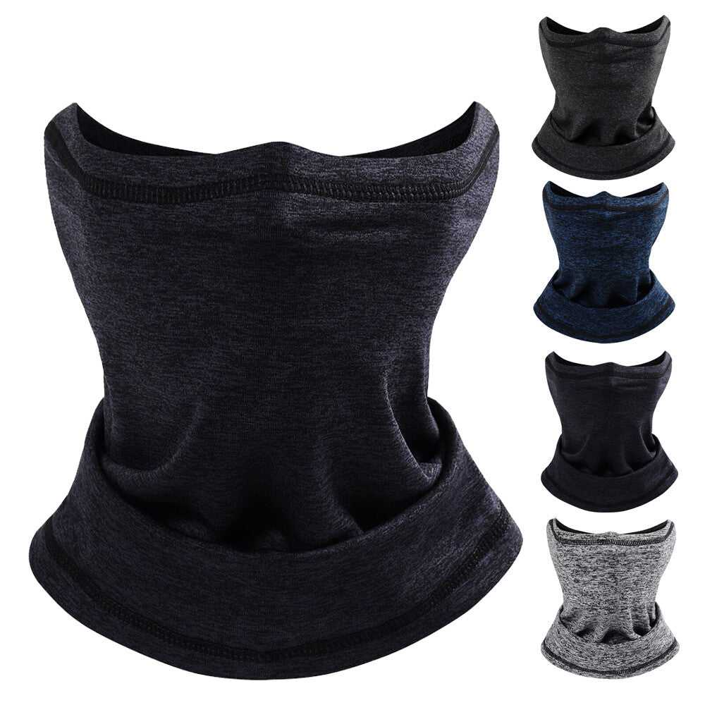 Unisex Winter Fleece Neck Gaiter and Mask for Skiing and Outdoor Activities