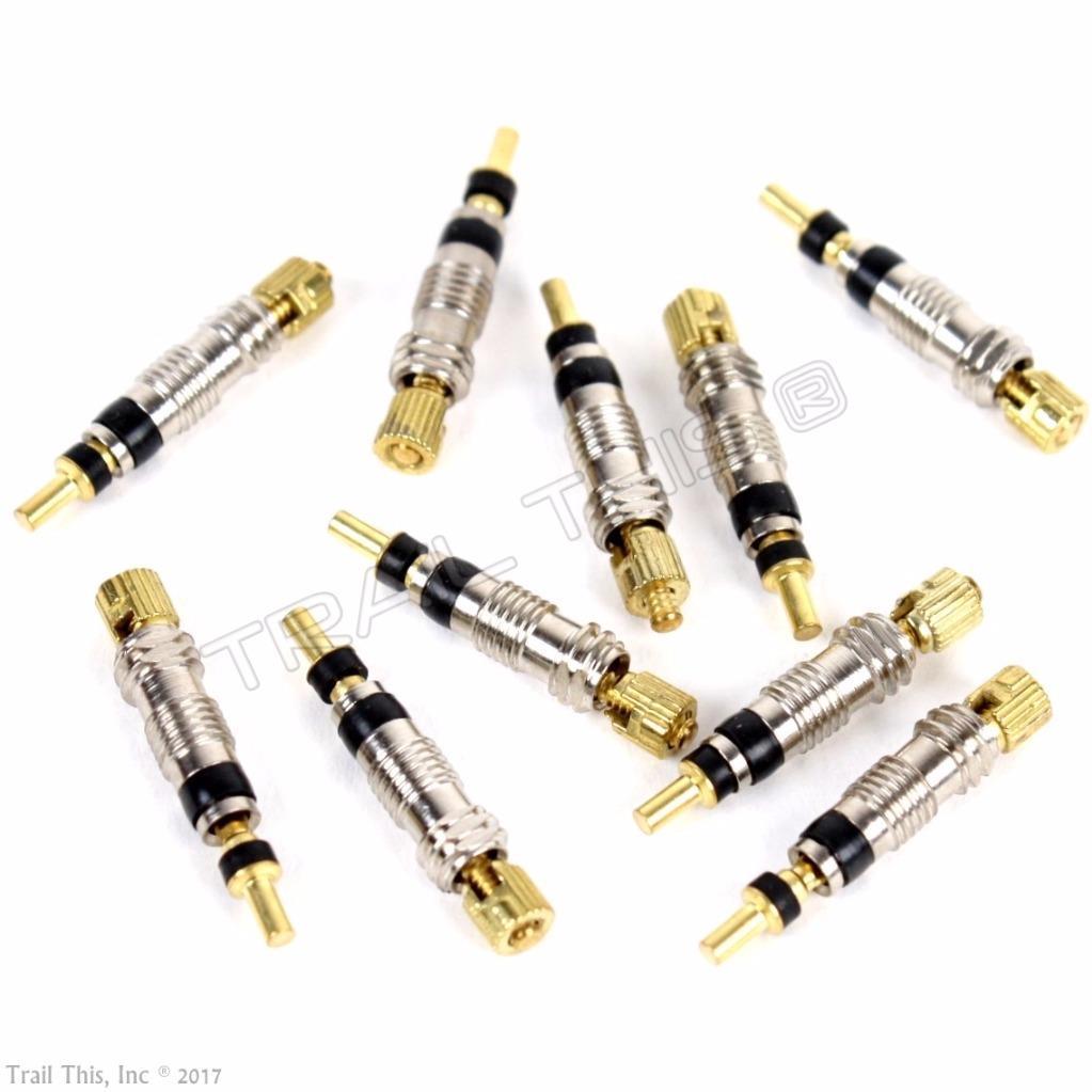 10-Pack Presta Bicycle Valve Cores for Road MTB & Universal Bike Repair
