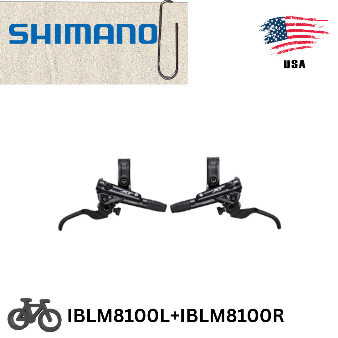 Shimano XT Disc Brake Lever BL-M8100 for Mountain Biking - Compatible with I-SPEC EV