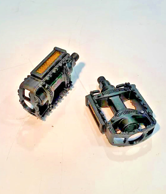 Kids Bike Pedals Replacement Set 1/2 Inch Axle with Reflector - Durable & Lightweight