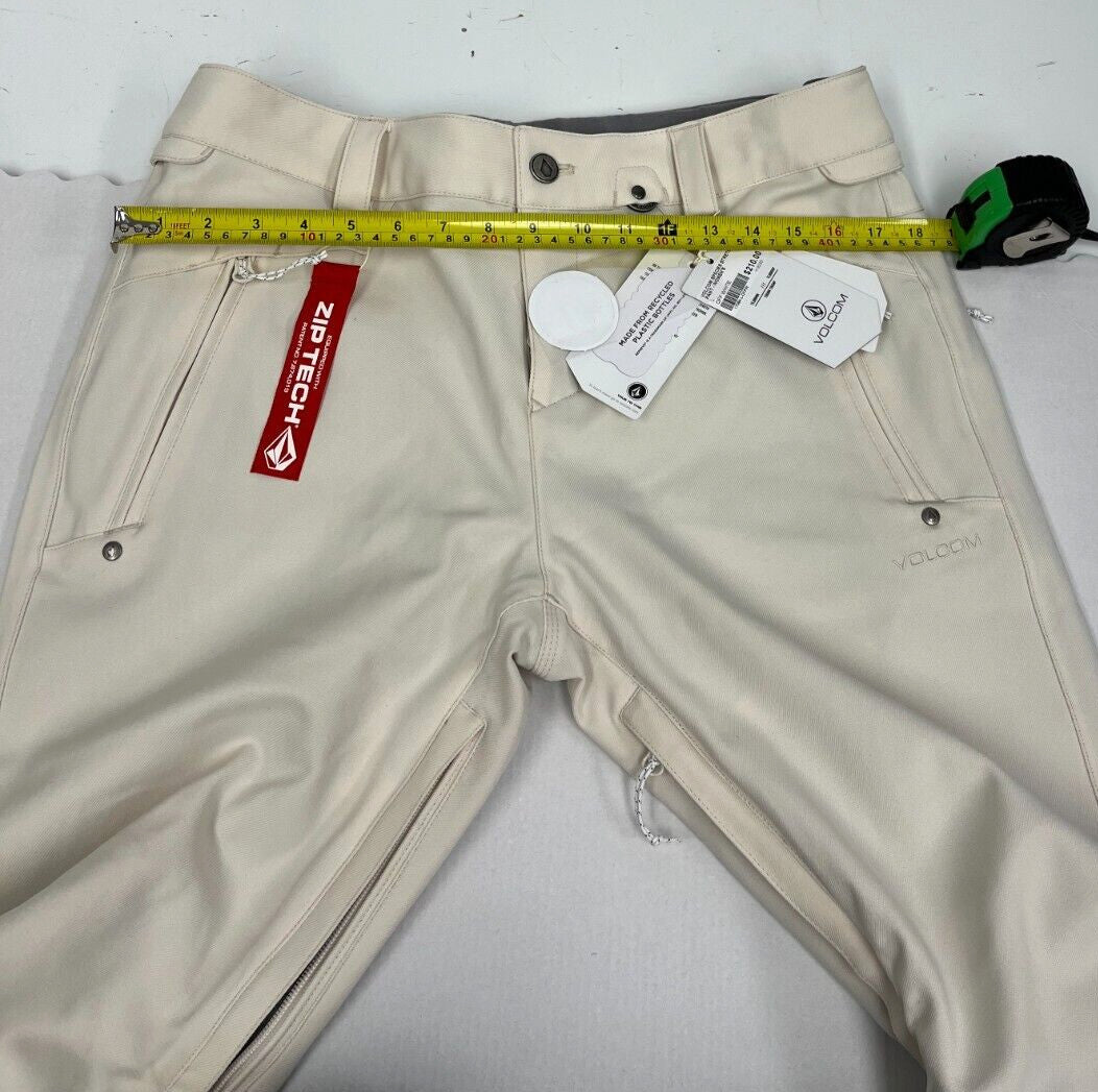 Women's Ski Pants Waterproof Breathable Insulated Off White Size XS or L