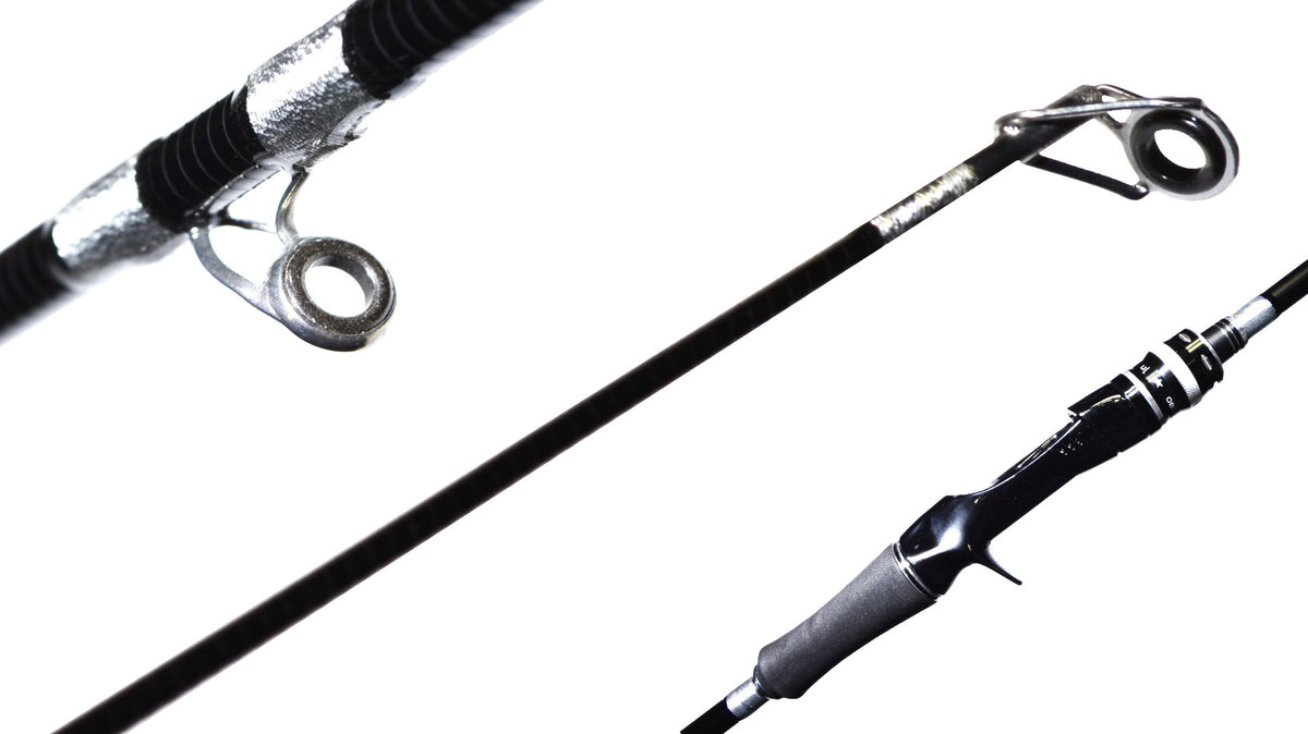 Lightweight Carbon Fiber Spinning & Casting Fishing Rods - Medium Fast Action