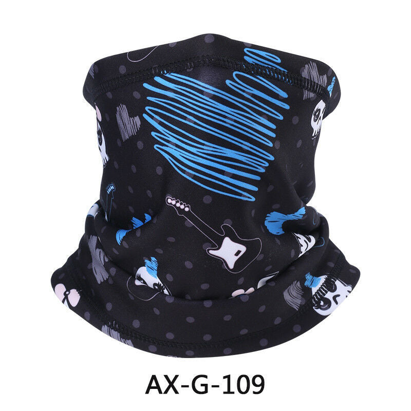 Winter Windproof Fleece Neck Gaiter Face Mask Scarf for Cold Weather
