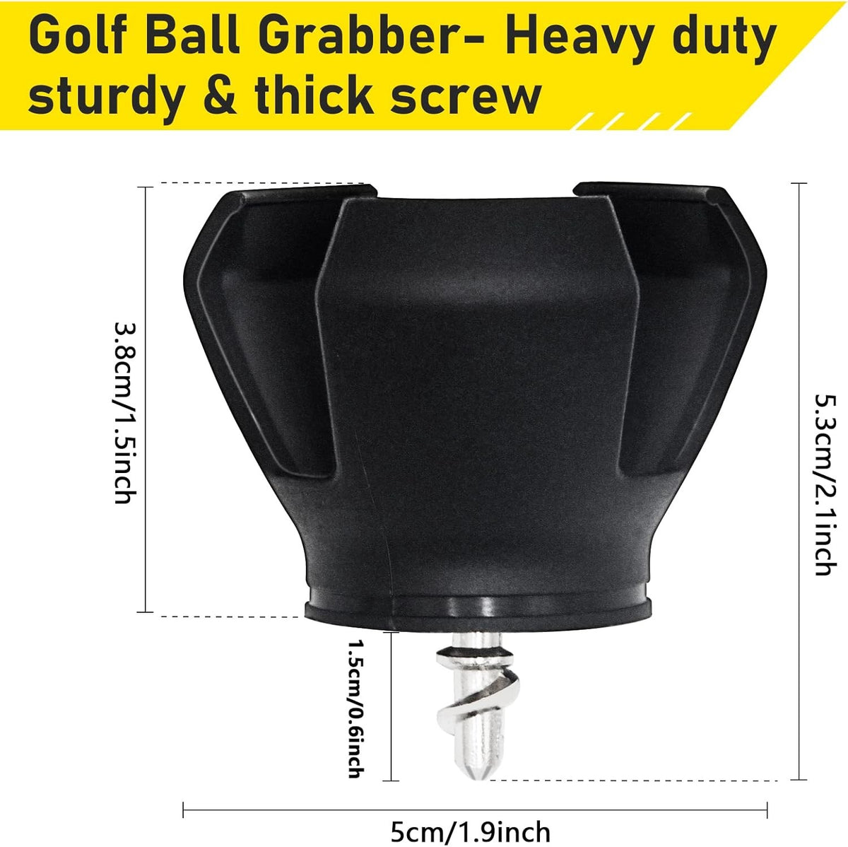 Golf Ball Retriever 4 Pack - Easy Pick-Up for End of Putter