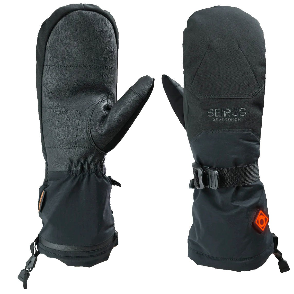 Women's Rechargeable Heated Mittens with Touchscreen Compatibility