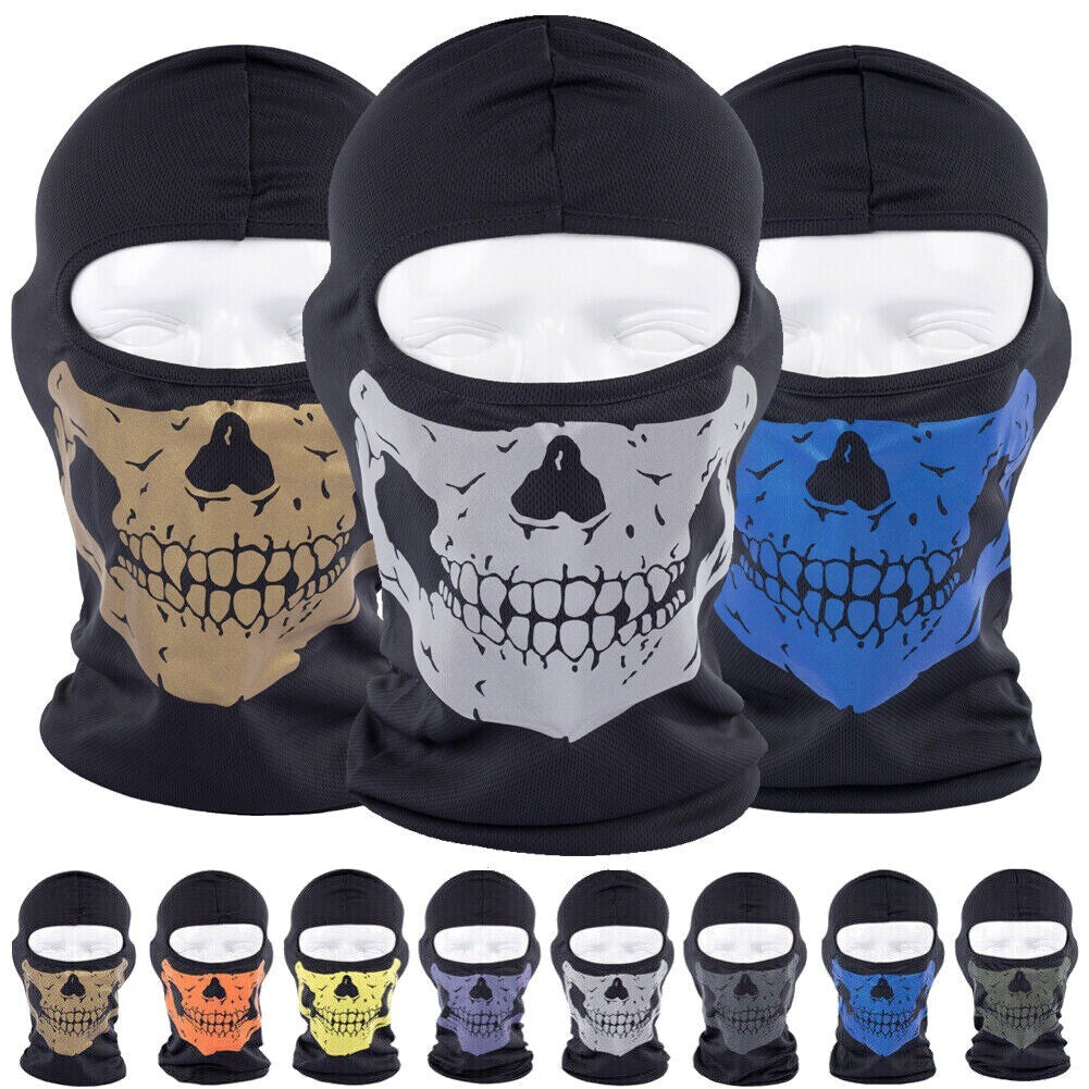 Full Face Balaclava Mask for Skiing Cycling Motorcycle Halloween Safety