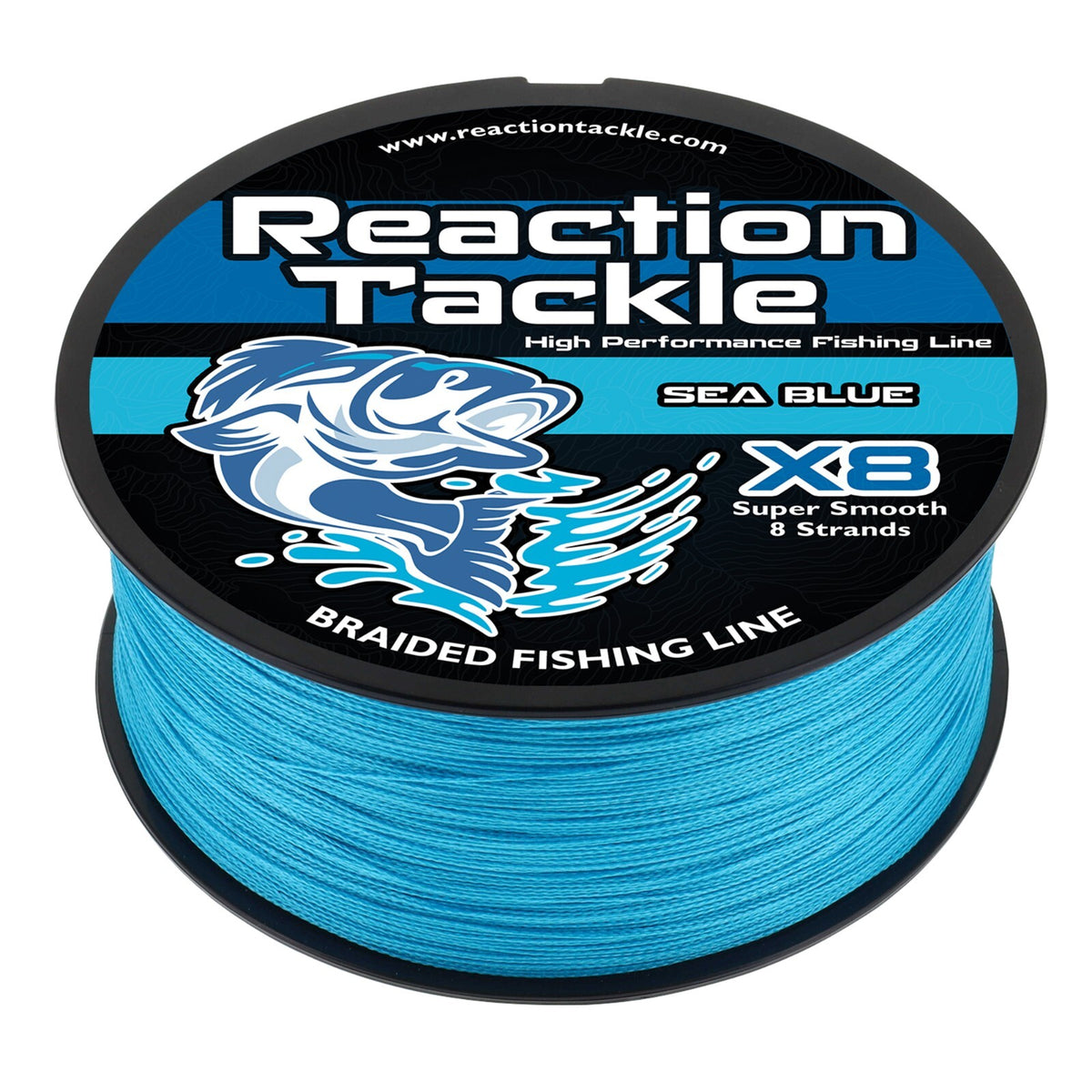 Braided Fishing Line Sea Blue - High Strength, Multi-Strand, Saltwater & Freshwater