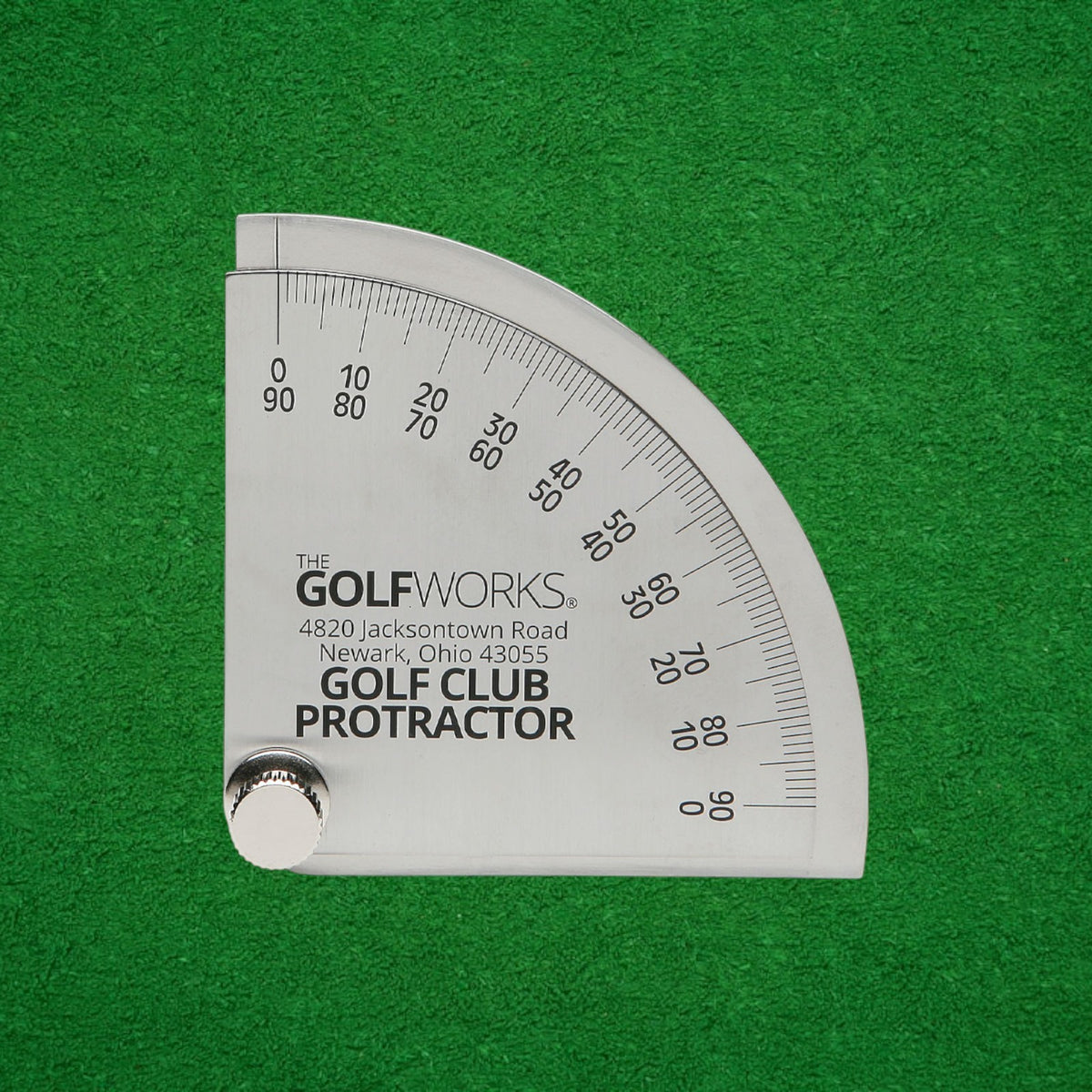 Golf Club Loft and Lie Protractor Stainless Steel Gauge for Irons, Woods, Putter