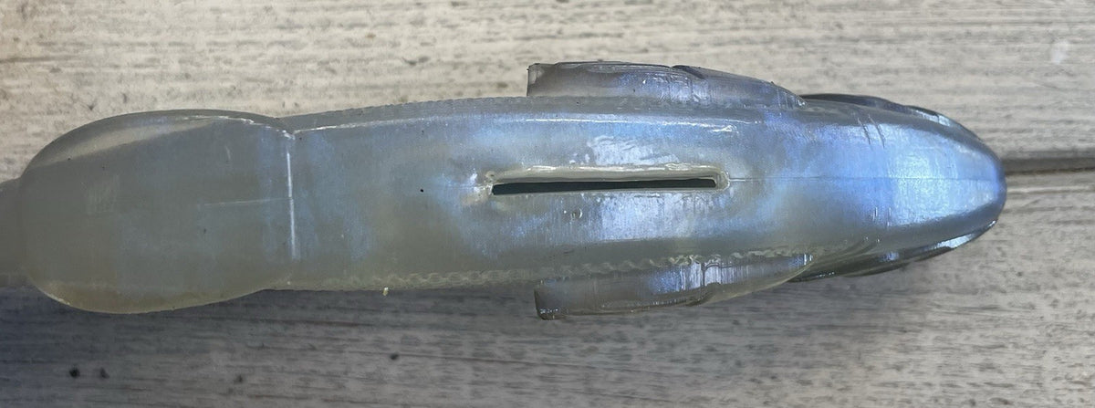 8-Inch Weedless Swimbait Blue Gizzard Shad Fishing Lure Lot