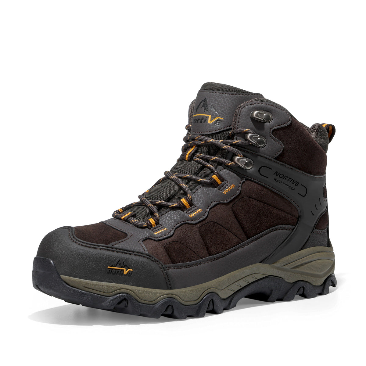 Men's Waterproof Hiking Boots Non-Slip Trekking Mountaineering Shoes