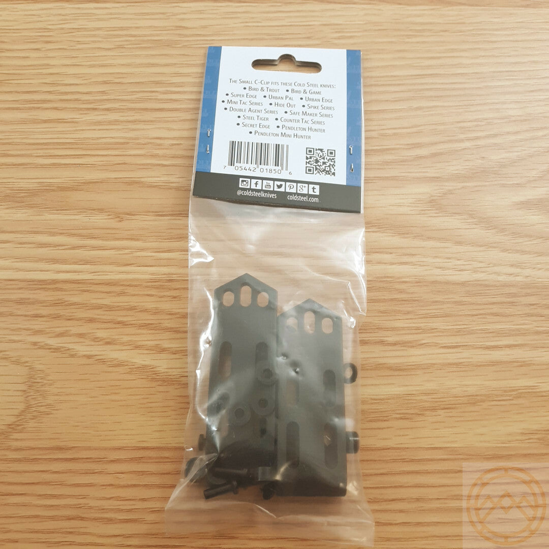 Cold Steel Belt Clips 2-Pack Fits Up To 1.75-Inch Wide Belts