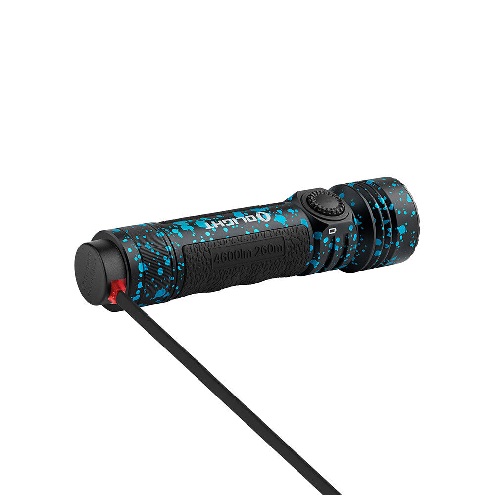 Olight Seeker 4 Pro Deep Ocean Flashlight 4600 Lumens with Holster - CW