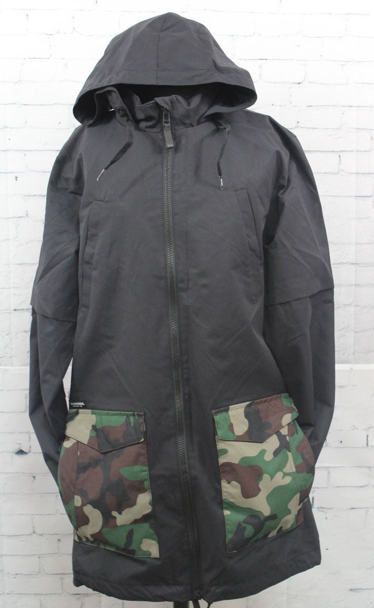 Ride Women's Rosemont Softshell Jacket - Medium Black Twill Waterproof Outerwear