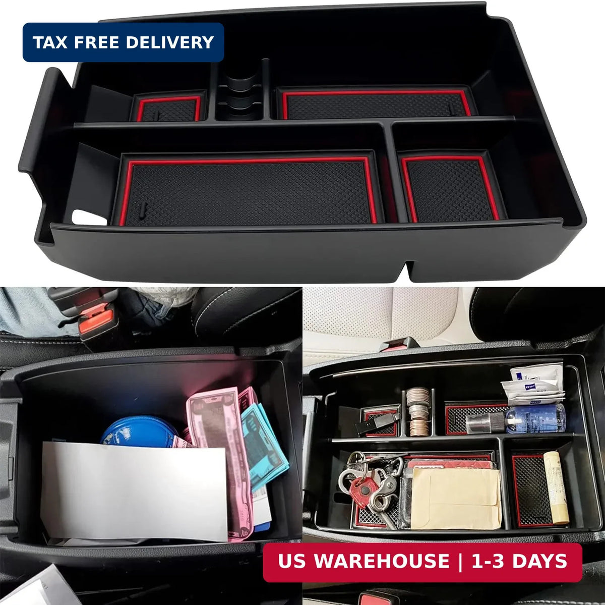 Center Console Organizer Tray for Ford Escape & Bronco Sport 2020-2026