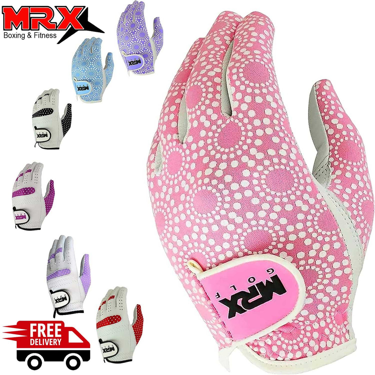 Women's Golf Gloves Soft Fit Cabretta Leather Lycra - Left Hand