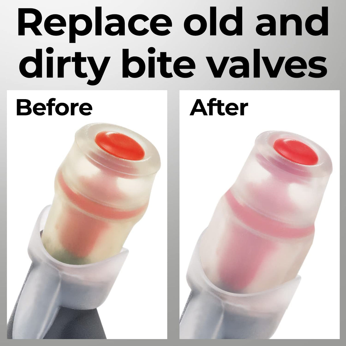 Replacement Bite Valve Nozzles 5-Pack for Hydration Bladders