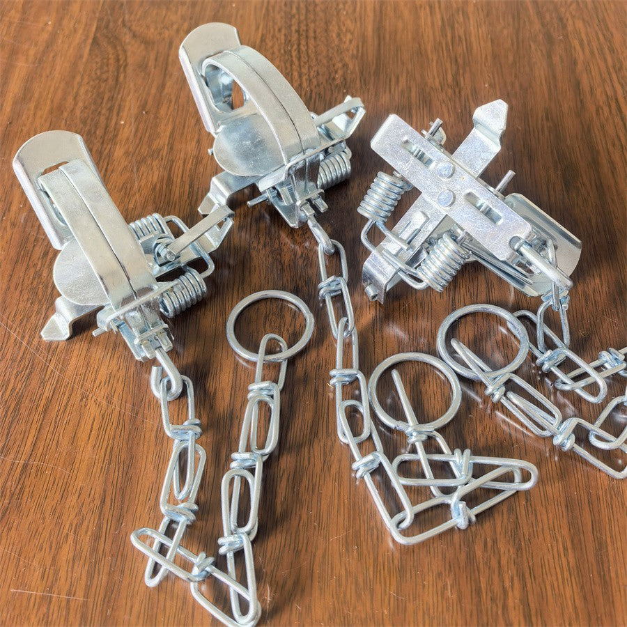 4 3/8 Inch Animal Trap for Coyotes, Bobcats, Raccoons, Rabbits & Small Critters