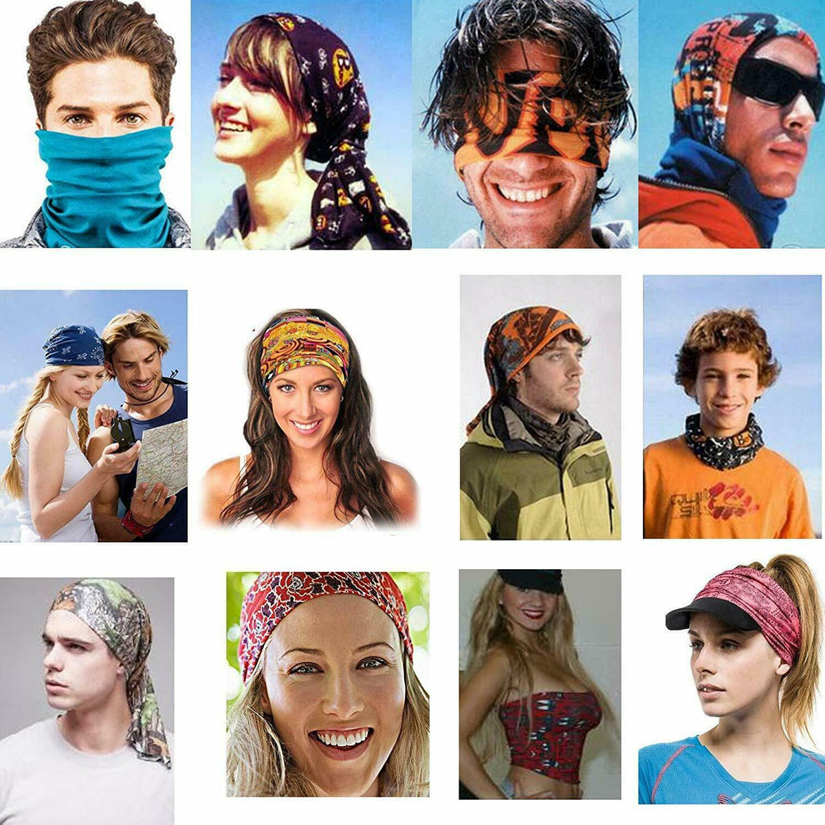 Unbranded UV Face Mask Balaclava Neck Gaiter for Outdoor Sports and Sun Protection