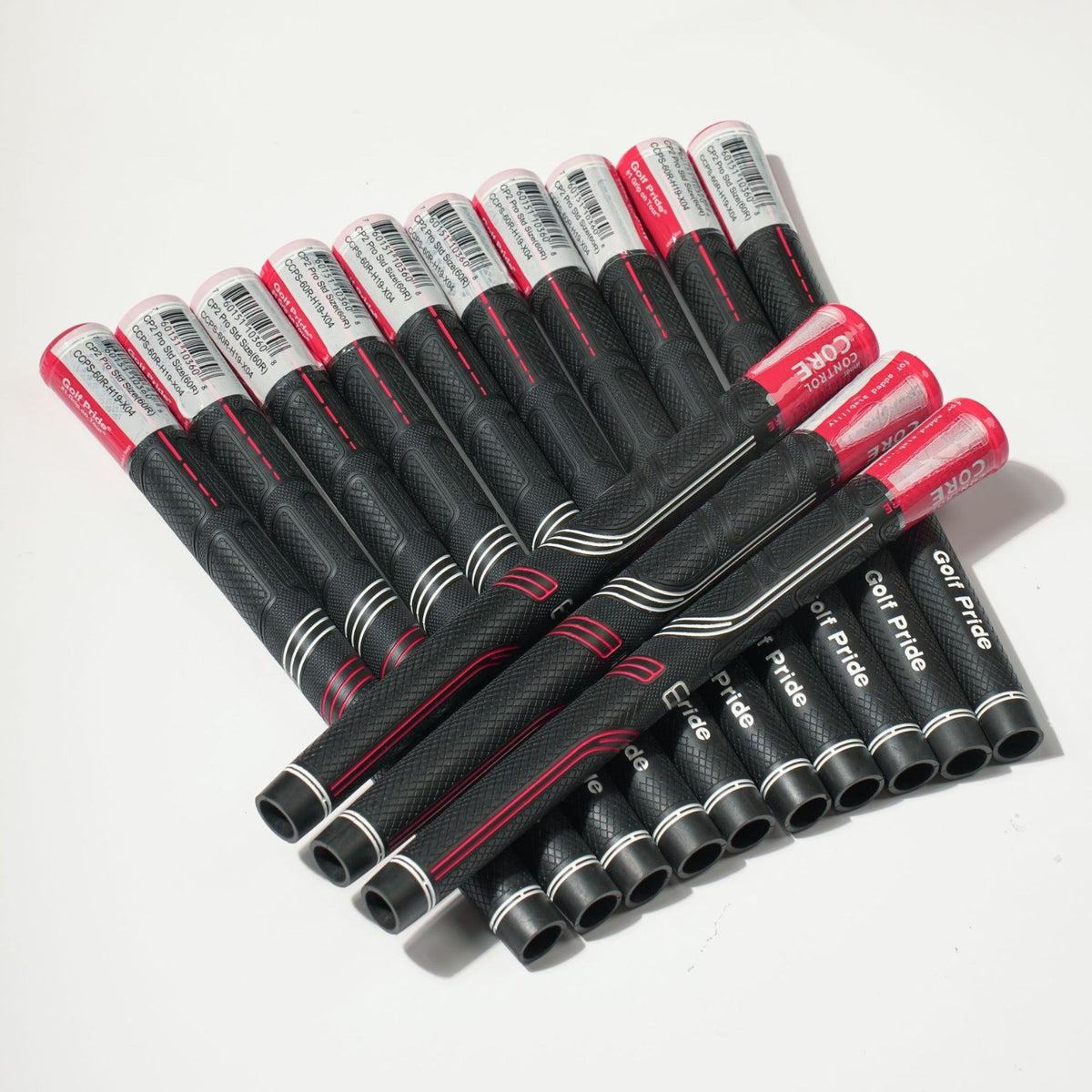 13-Pack Golf Club Grips - CP2 Pro & Wrap Styles in Multiple Sizes