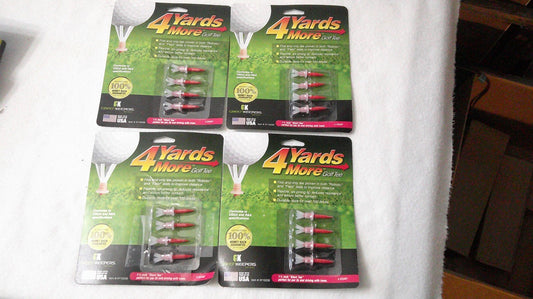 16 Pack Golf Tees 1 3/4 Inch | Durable Plastic Driving Tees for Fairway & Par 3