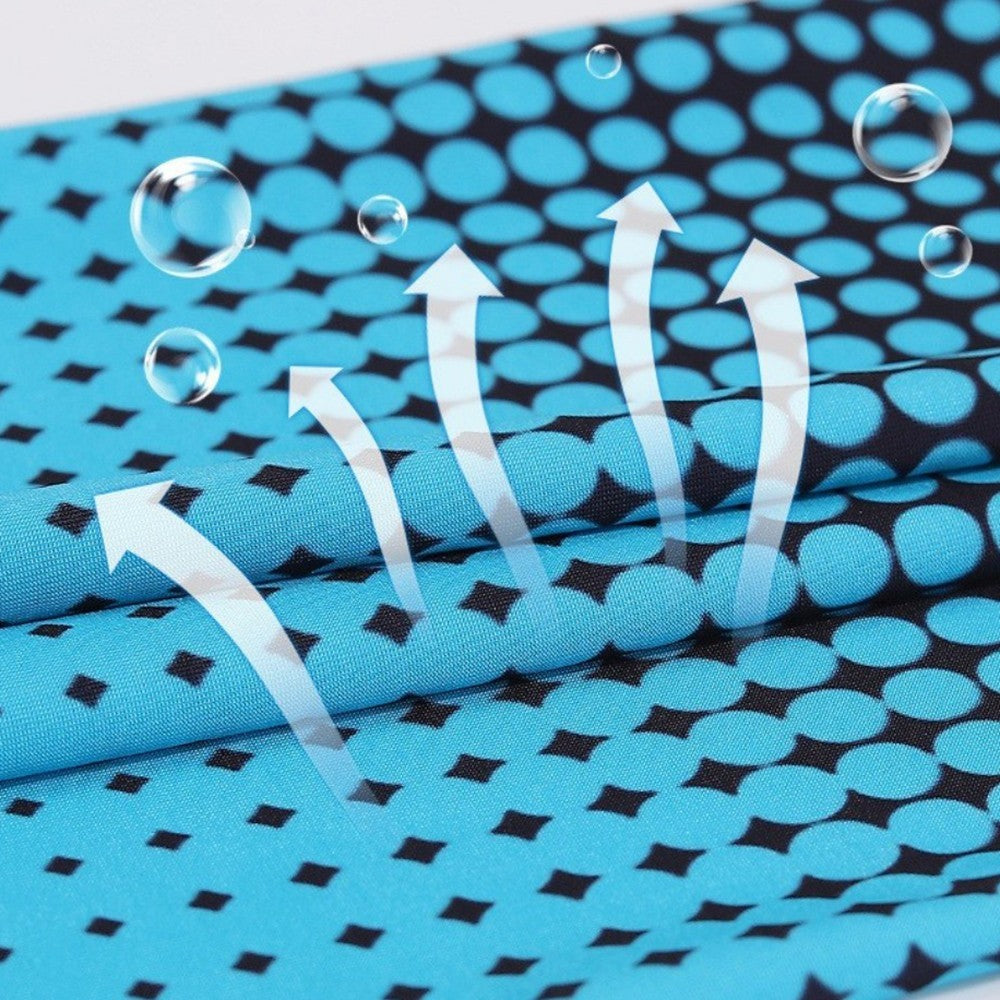 Breathable UV Sun Protection Cooling Arm Sleeves & Face Mask Set