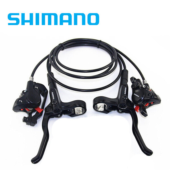 Shimano MTB Hydraulic Disc Brake Set with 160mm G3 HS1 RT56 Rotors - Front & Rear