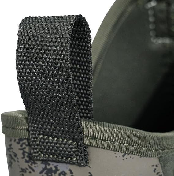 AFTCO Ankle Deck Fishing Boots - Green Acid Camo, Waterproof, Non-Slip, Size 9