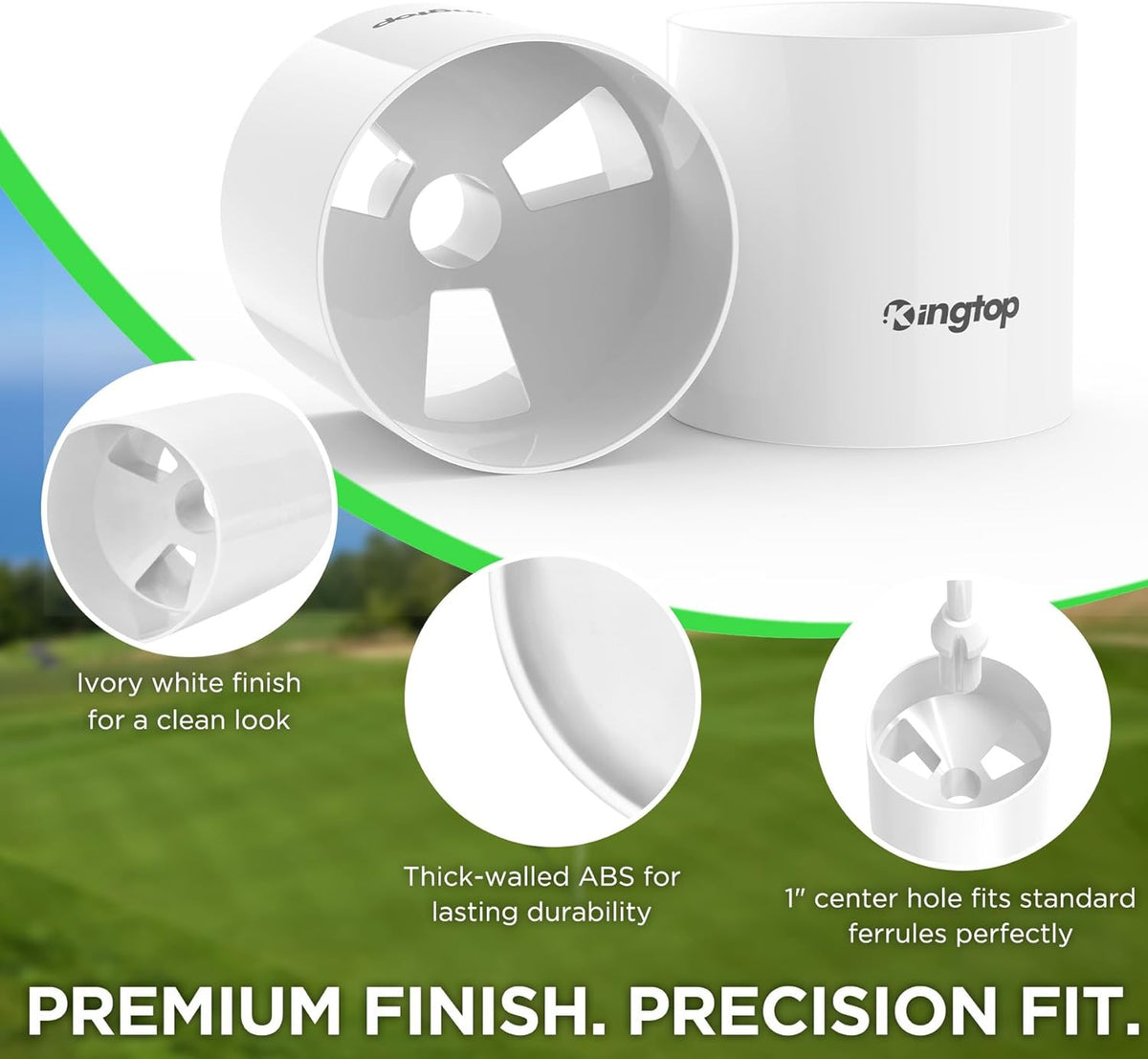 Golf Hole Cups for Practice Putting Greens - 4 or 6 Inches Deep