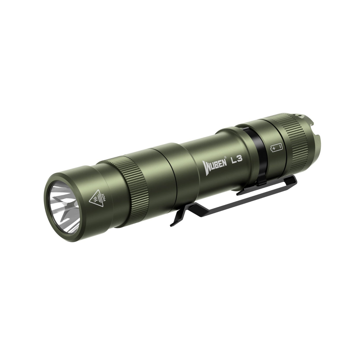 High Lumens Rechargeable LED Flashlight 3000 Lumens Water-Resistant Torch