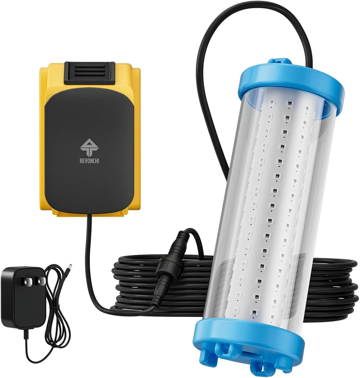 Underwater Green Fishing Light - Portable LED Dock Light for Night Fishing