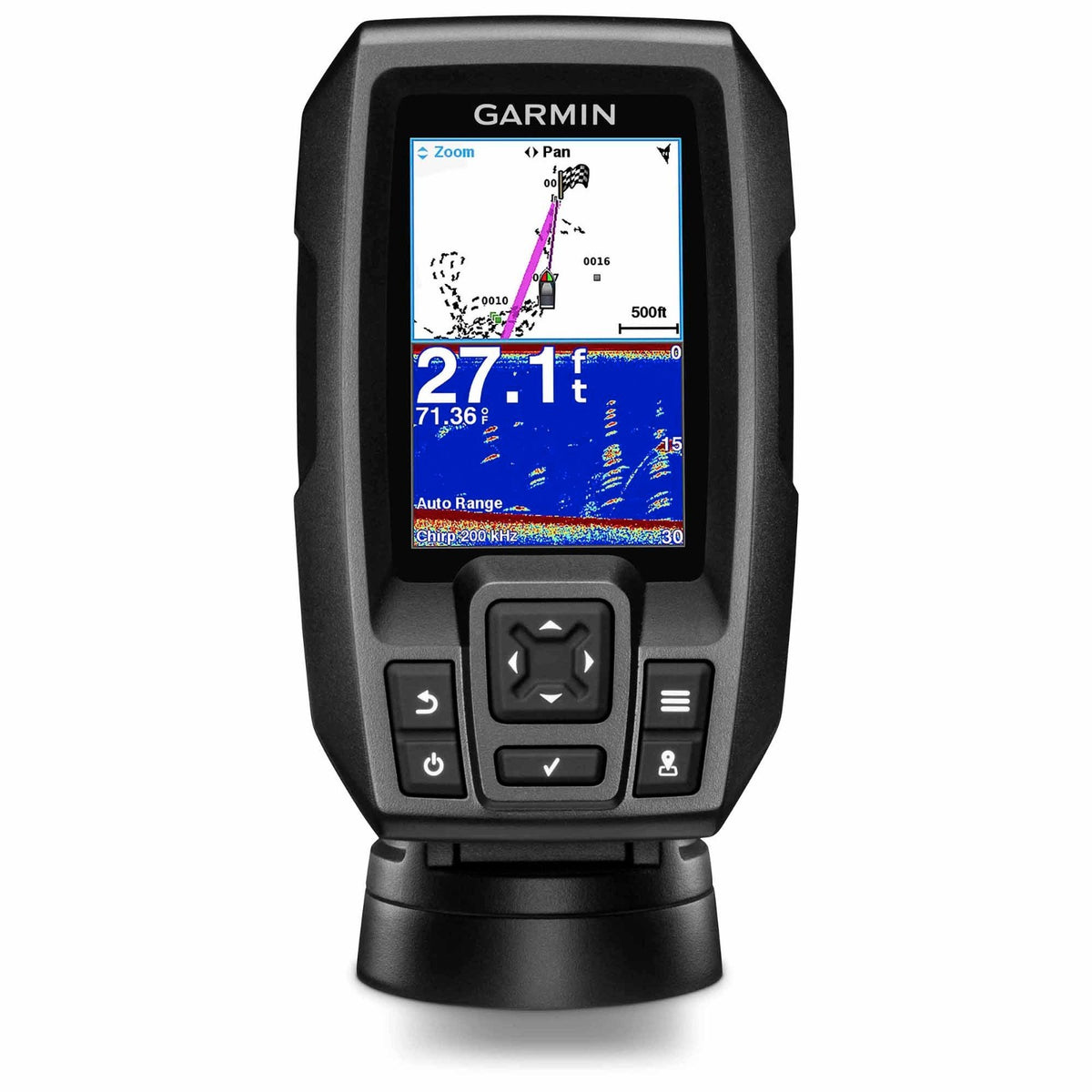 Garmin Fishfinder with GPS and CHIRP Sonar 4-Inch Display Model 010-01550-00