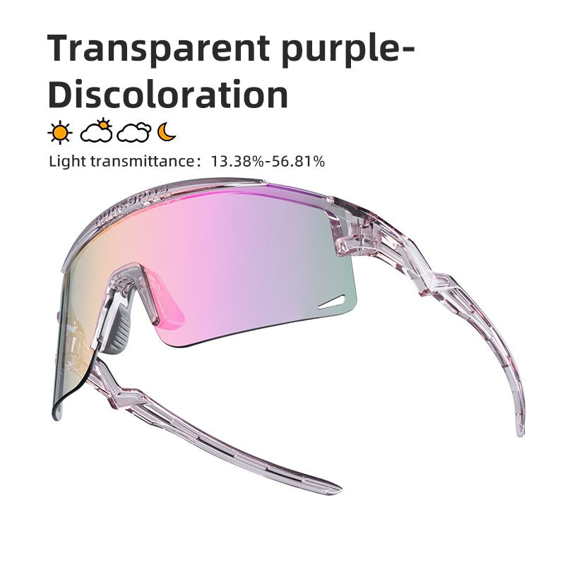 Photochromic Sports Cycling Sunglasses UV400 Goggle Outdoor Activewear