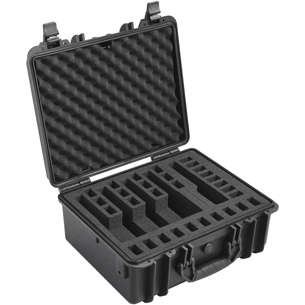Hard Pistol Case for 5 Guns Waterproof Lockable Gun Storage Travel Case