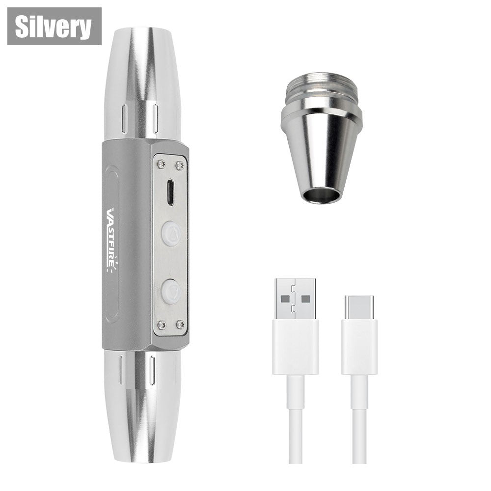 UV LED Flashlight 365nm/395nm Blacklight for Gemstone & Jewelry Inspection